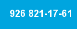926 821-17-61